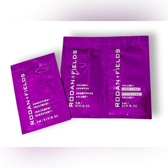 NIP - R+F Rodan and Fields VOLUME Regimen 3PC SAMPLE Shampoo Condition Treatment - Picture 1 of 2
